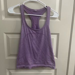 purple lulu tank perfect condition!!